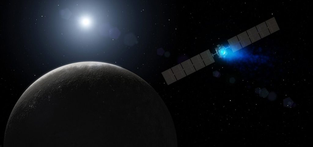 orion on moon